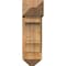 Ekena Millwork Balboa Arts and Crafts Rough Sawn Bracket w/ Offset Brace, Western Red Cedar, 8"W x 18"D x 26"H BKT0806X18X26BOA03RWR - alternate 2
